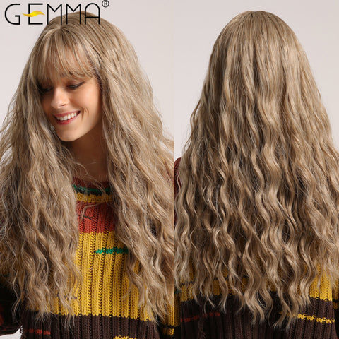 Long Straight Synthetic Wigs for Women Natural Wave Wigs