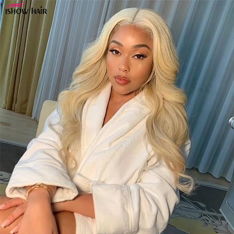Transparent Lace Frontal Wig Pre Plucked Brazilian Body Wave Human Hair Wigs