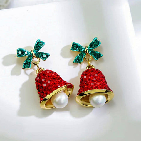 New Trendy Statement Christmas Tree Earrings For Women