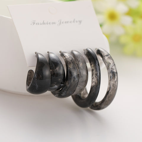 Trendy Exquisite Pearl Metal Earrings Set For Women