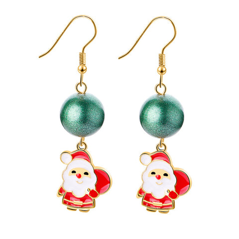 New Trendy Statement Christmas Tree Earrings For Women