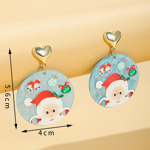 New Trendy Statement Christmas Tree Earrings For Women