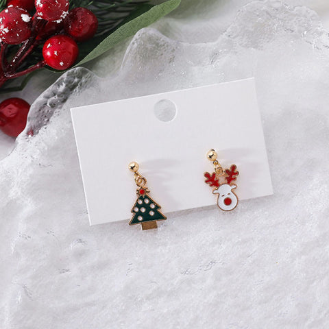New Trendy Statement Christmas Tree Earrings For Women