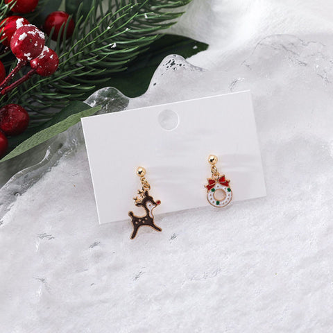 New Trendy Statement Christmas Tree Earrings For Women