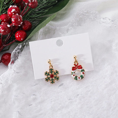 New Trendy Statement Christmas Tree Earrings For Women