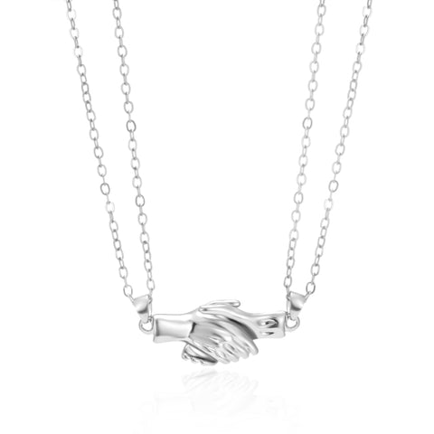 Magnetic Couple Necklace Friendship Heart Pendant