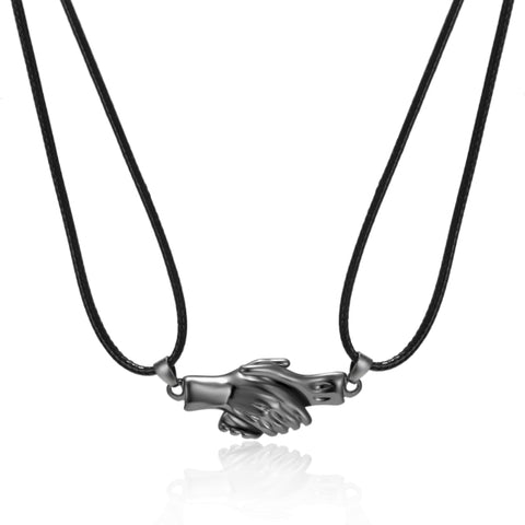 Magnetic Couple Necklace Friendship Heart Pendant
