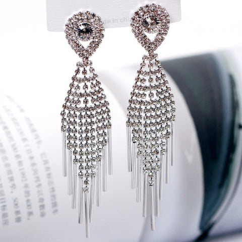 New personality fashion design zircon earrings for women