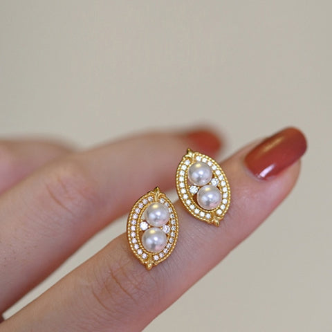New personality fashion design zircon earrings for women