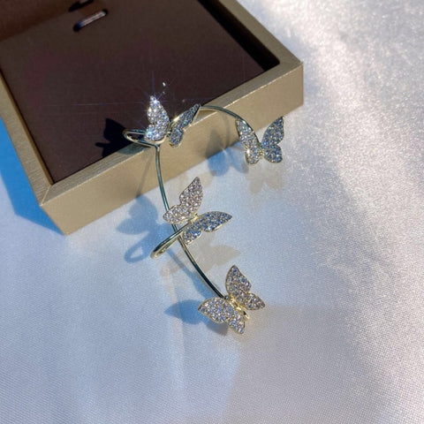 New personality fashion design zircon earrings for women