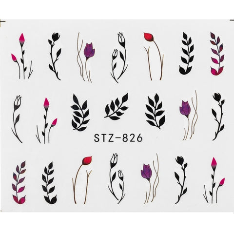 Water Nail Decal Sticker for Manicure Nail Art Decor Inpluser
