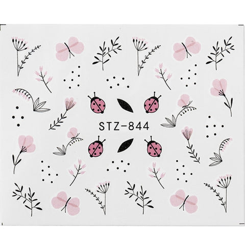Water Nail Decal Sticker for Manicure Nail Art Decor Inpluser