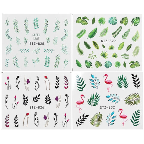 Water Nail Decal Sticker for Manicure Nail Art Decor Inpluser