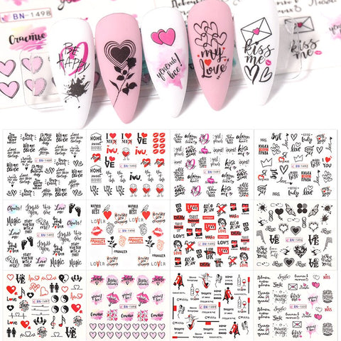 Valentine's Day Nail Stickers decoration Inpluser