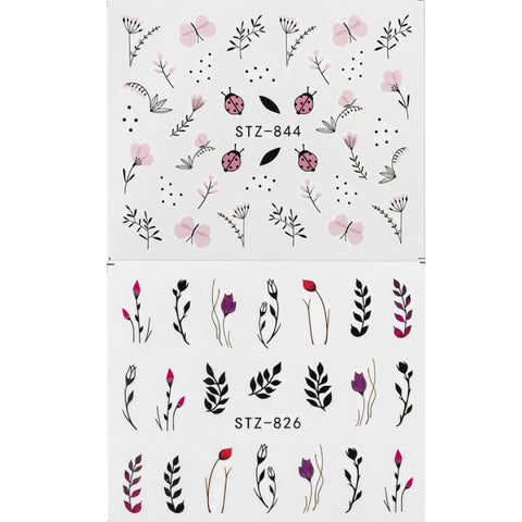 Water Nail Decal Sticker for Manicure Nail Art Decor Inpluser