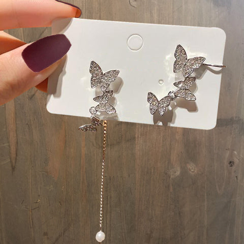 Korean Style Butterfly Ear Clips Without Piercing For Women