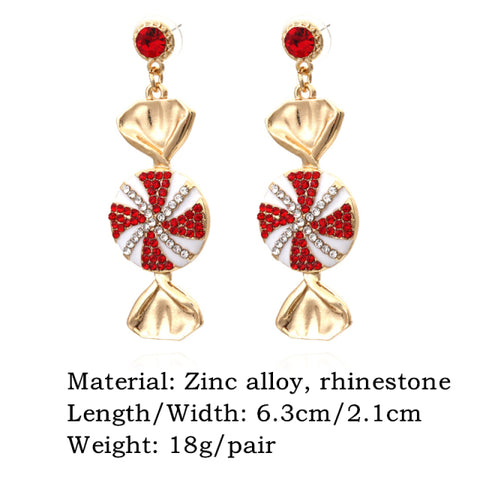 Retro Golden Metal Leaf Stud Earrings Geometric Irregular Plant Earring