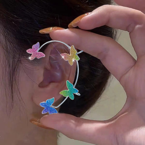 Korean Style Butterfly Ear Clips Without Piercing For Women