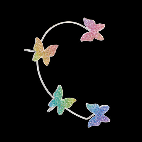Korean Style Butterfly Ear Clips Without Piercing For Women