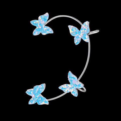 Korean Style Butterfly Ear Clips Without Piercing For Women