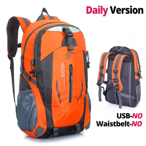 Quality Nylon Waterproof Travel Backpacks Men Climbing Travel Bags Hiking Backpack