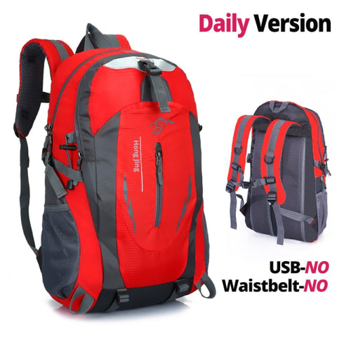 Quality Nylon Waterproof Travel Backpacks Men Climbing Travel Bags Hiking Backpack
