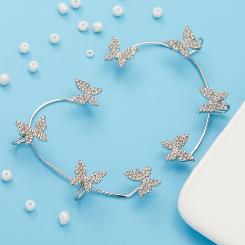 Korean Style Butterfly Ear Clips Without Piercing For Women