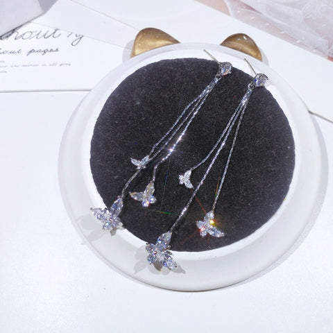New personality fashion design zircon earrings for women