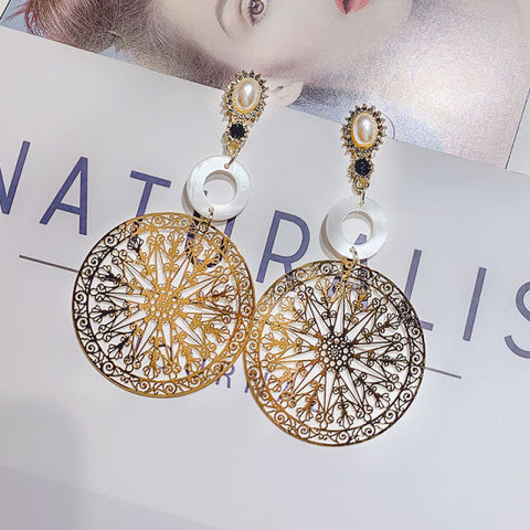 New personality fashion design zircon earrings for women