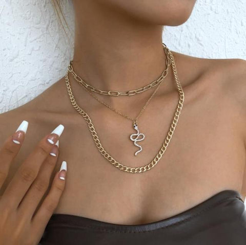 New Design Classic Animal Snake Necklace for Women