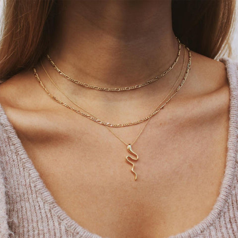 New Design Classic Animal Snake Necklace for Women