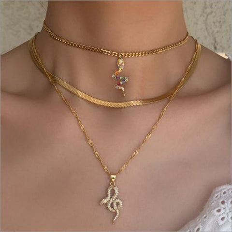 New Design Classic Animal Snake Necklace for Women