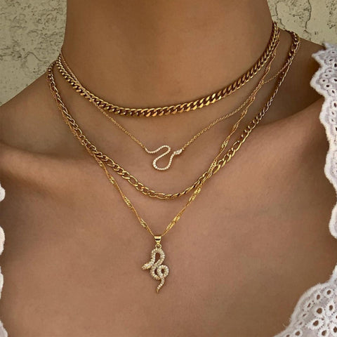 New Design Classic Animal Snake Necklace for Women
