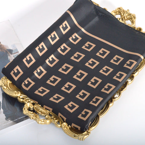 Women Silk Winter Scarf Luxury Design Print Lady Beach Shawl Scarves