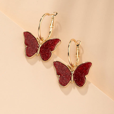 Makersland Unique Earring For Women Cute Mushroom Hoops