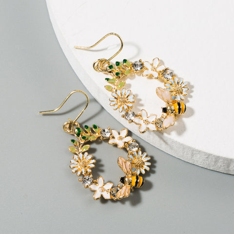 Makersland Unique Earring For Women Cute Mushroom Hoops