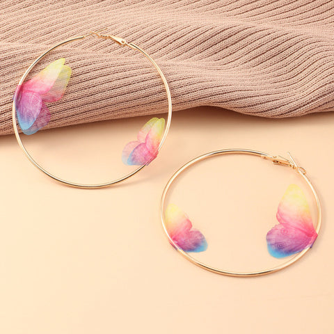 Makersland Unique Earring For Women Cute Mushroom Hoops