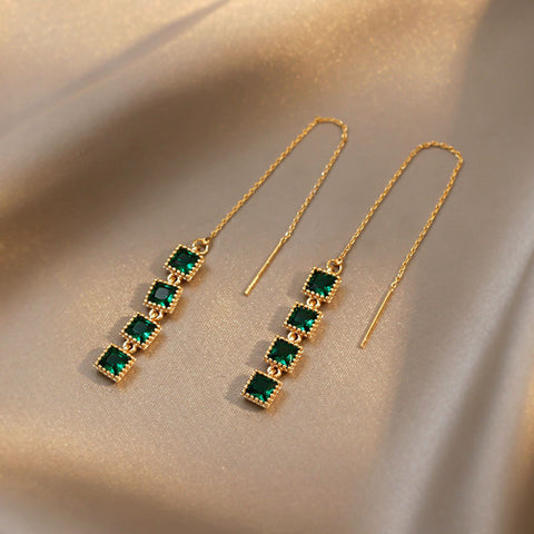 Long Tassel Butterfly Drop Earrings Fashion Hanging Women Earrings