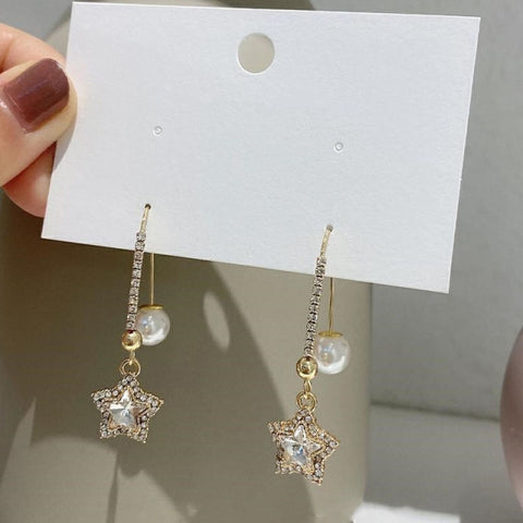 Long Tassel Butterfly Drop Earrings Fashion Hanging Women Earrings