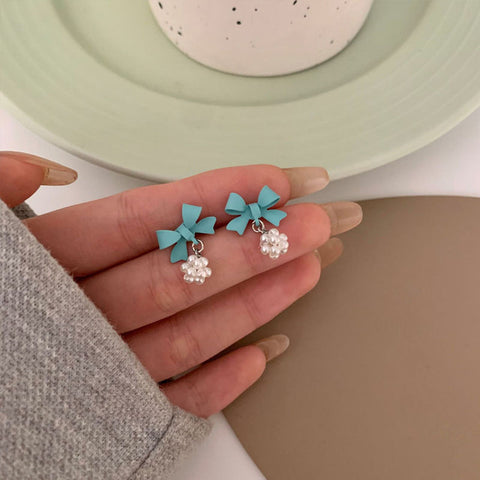 Long Tassel Butterfly Drop Earrings Fashion Hanging Women Earrings