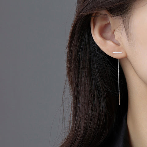 Long Tassel Butterfly Drop Earrings Fashion Hanging Women Earrings