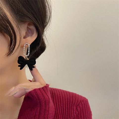 Long Tassel Butterfly Drop Earrings Fashion Hanging Women Earrings