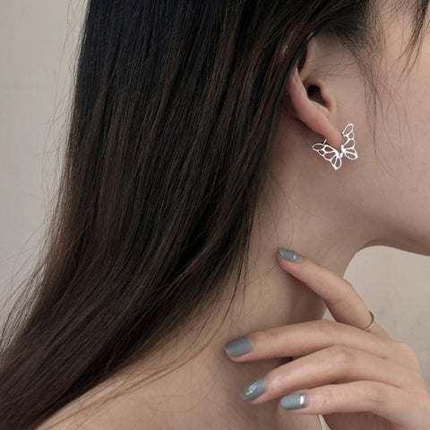 Long Tassel Butterfly Drop Earrings Fashion Hanging Women Earrings