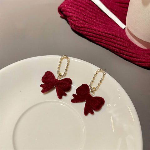 Long Tassel Butterfly Drop Earrings Fashion Hanging Women Earrings