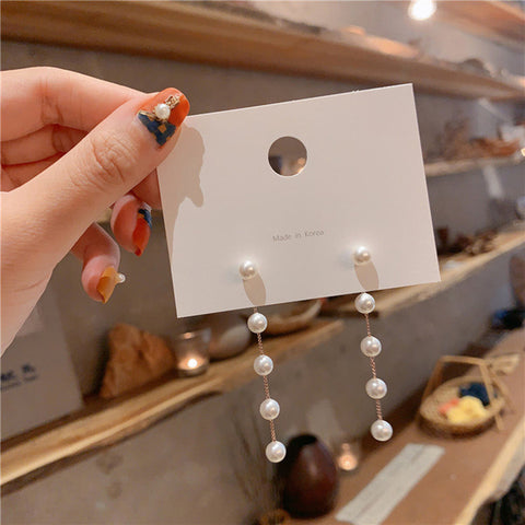 Long Tassel Butterfly Drop Earrings Fashion Hanging Women Earrings