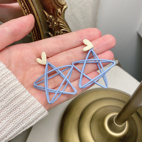 Long Tassel Butterfly Drop Earrings Fashion Hanging Women Earrings