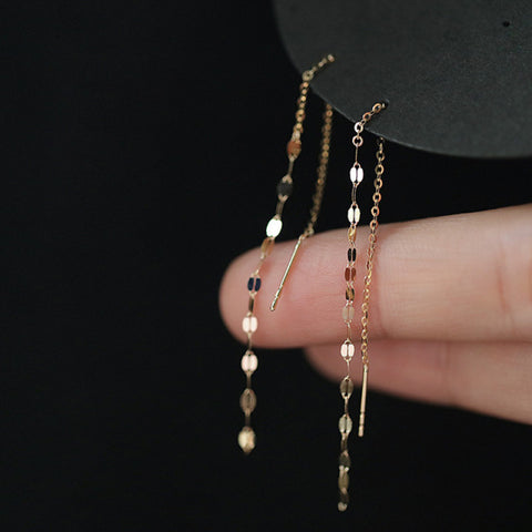 Long Tassel Butterfly Drop Earrings Fashion Hanging Women Earrings
