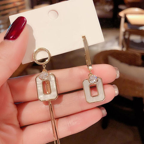 Long Tassel Butterfly Drop Earrings Fashion Hanging Women Earrings