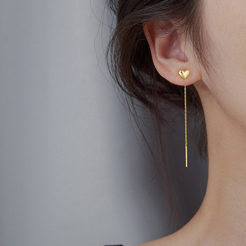 Long Tassel Butterfly Drop Earrings Fashion Hanging Women Earrings