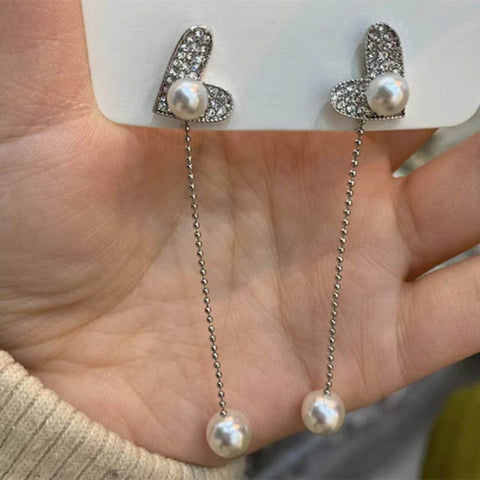 Long Tassel Butterfly Drop Earrings Fashion Hanging Women Earrings